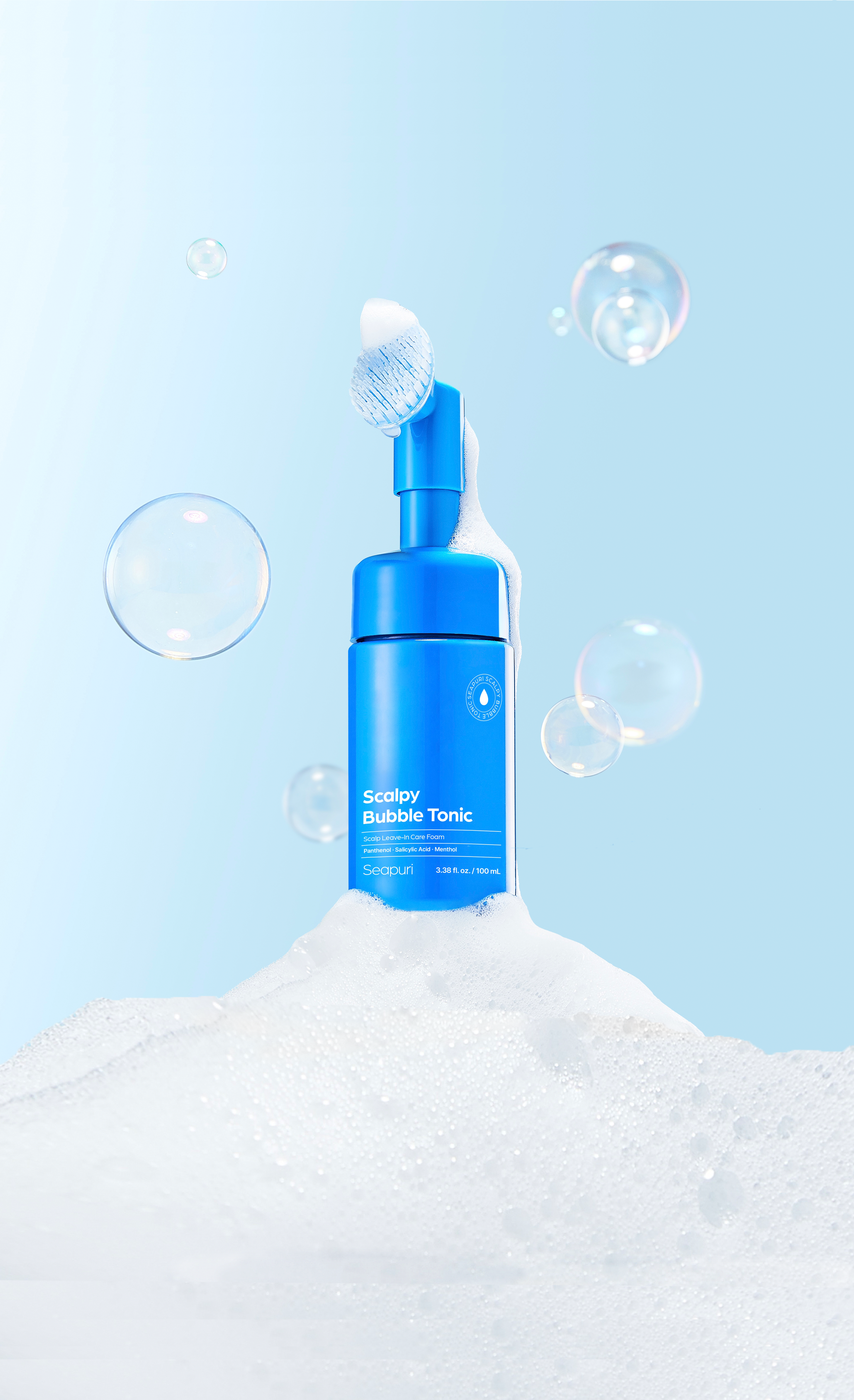 Seapuri Scalpy Bubble Tonic — tonic spumant pentru un scalp curat